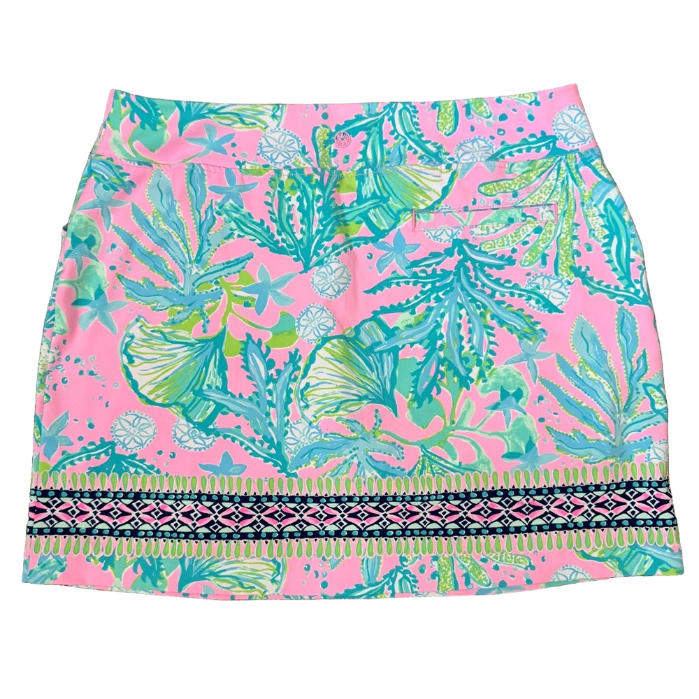 Lilly Pulitzer Luxletic Pink Activewear A Line Mini Skirt NWOT SKU0751 - Picture 4 of 10